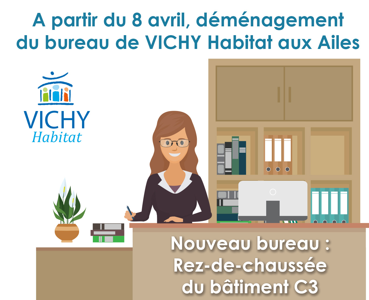 Nouveau bureau de proximité aux Ailes au Bâtiment C3 